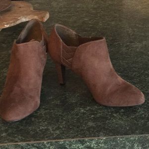 Suede booties
